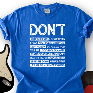 Don't T-Shirt