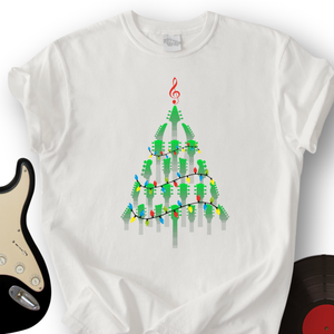 Guitar Christmas Tree T-Shirt