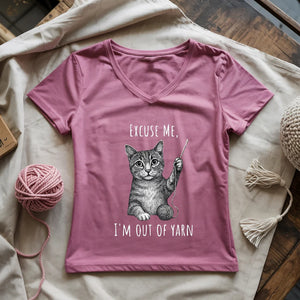 I'm out of yarn Lady V-neck