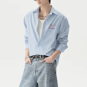 Blue Striped Shirt