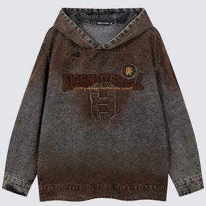 Grunge Washed Hoodie