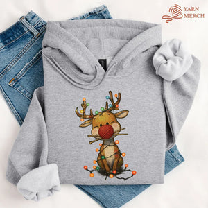 Knitmas Reindeer Hoodie