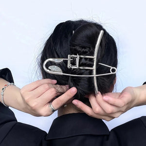 Safety Pin Hair Claw