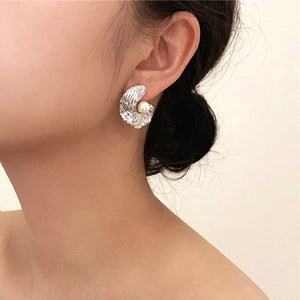 Ocean Whisper Shell Earrings