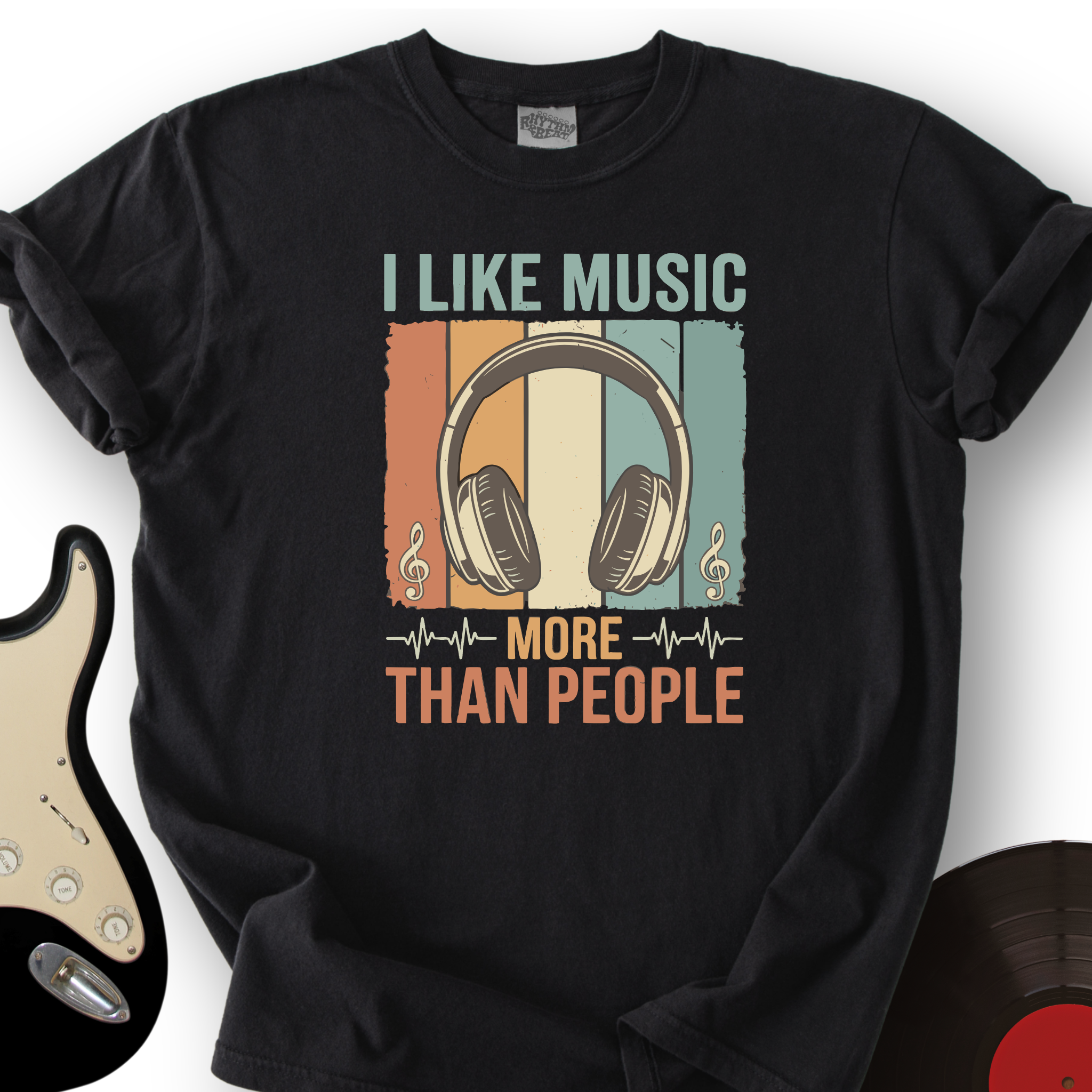 I Like Music More Than People T-Shirt