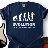 Evolution Of A Clarinet Player T-Shirt