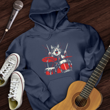 Cat Playing Drums Hoodie