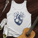 Drums Heart Unisex Tank Top