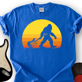 Bigfoot Dragging Guitar T-Shirt
