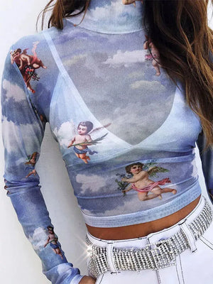 Angels Sheer Top