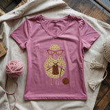 Knit Happens Lady V-neck
