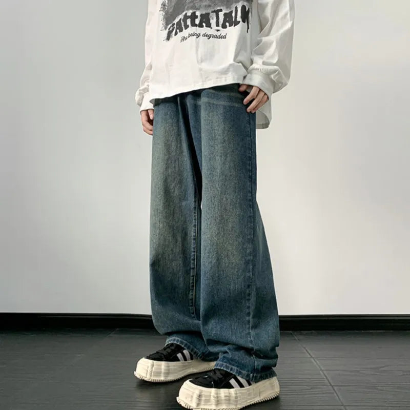 Baggy Washed Denim Jeans