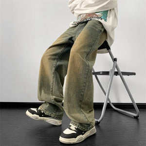 Baggy Washed Denim Jeans