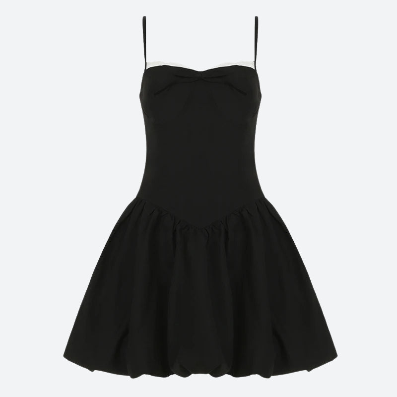 Bow Bubble Mini Dress
