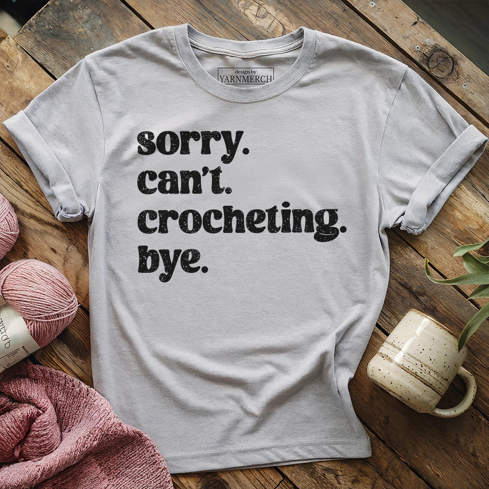 Crocheting. Bye T-shirt