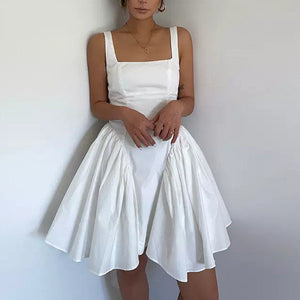 Garden Of Envy Back-Tie Milkmaid Dress