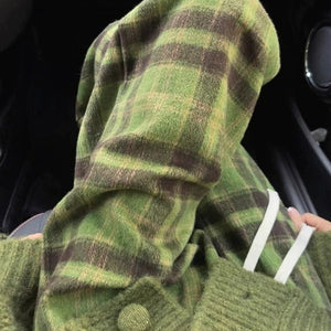 Matcha Mood Plaid Pants