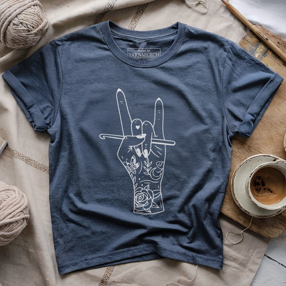 Crocheting Rock T-shirt