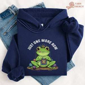 One More Row Frogging Hoodie
