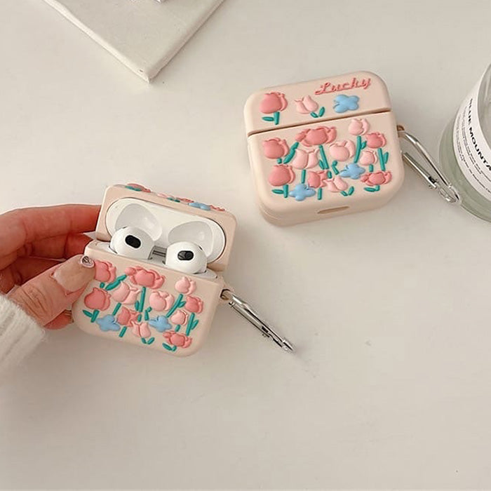 Pink Roses AirPods Case