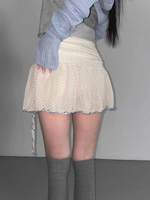 Polka Dot Mini Skirt