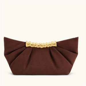 Ruched Clutch Bag