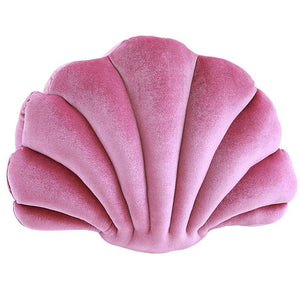Shell Decoration Pillow in Velvet