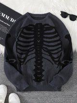 Skeleton Pullover Sweater