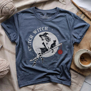 Crochet Stitch Witch Tshirt