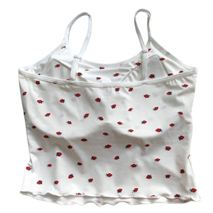 Strawberry Print Tank Top