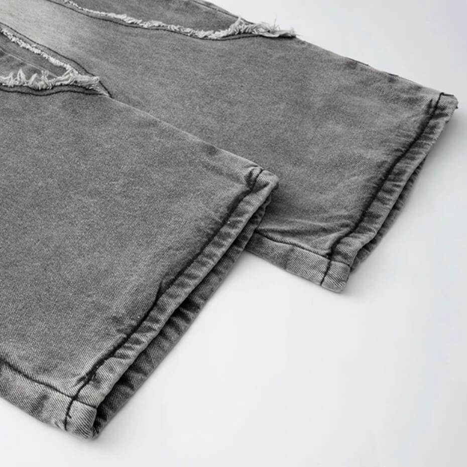 Washed Wide Leg Jeans