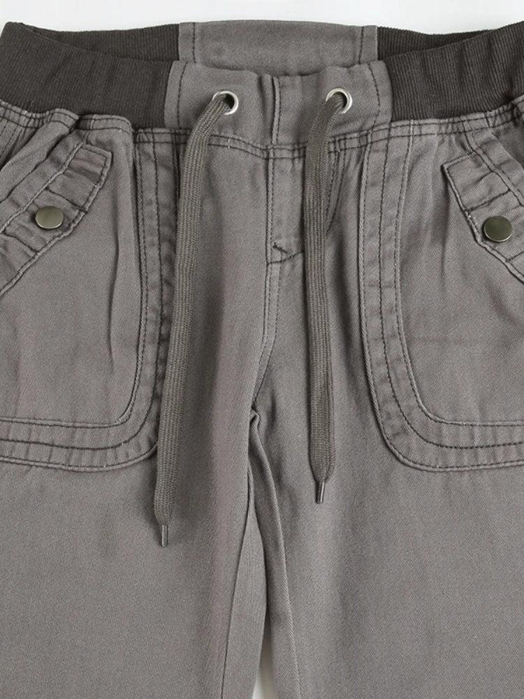 Y2K Low Waist Drawstring Pants