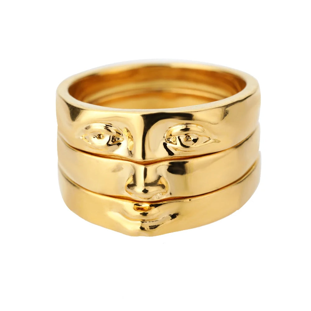 Abstract Face Ring
