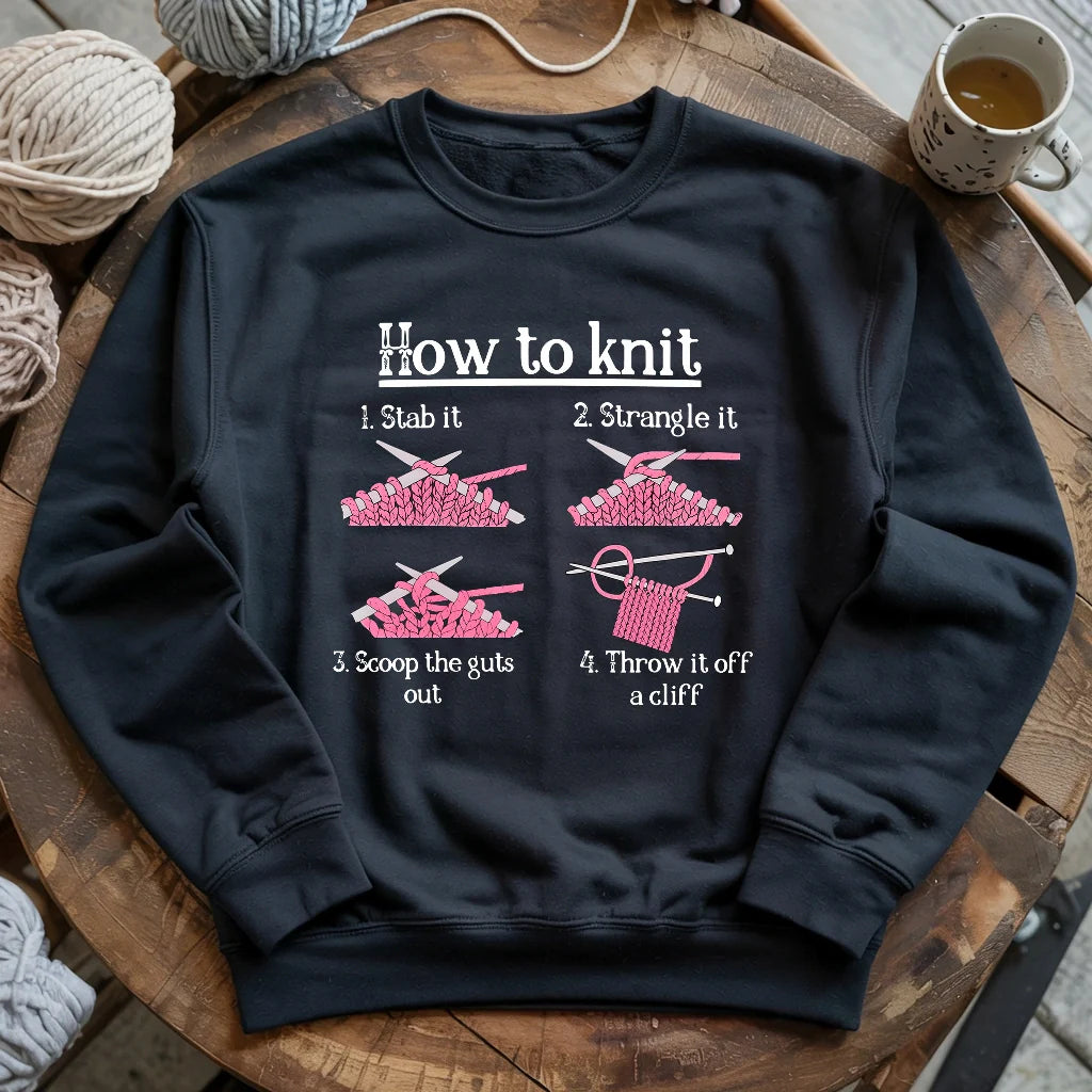 How To Knit Sweatshirt