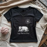 Lay Flat Lady V-neck