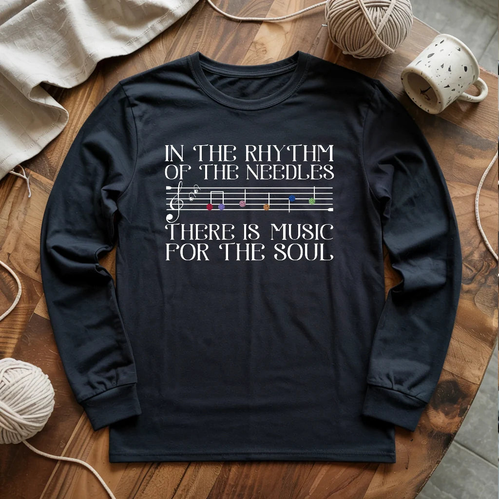 Rhythm of the Needles Long Sleeve T-shirt
