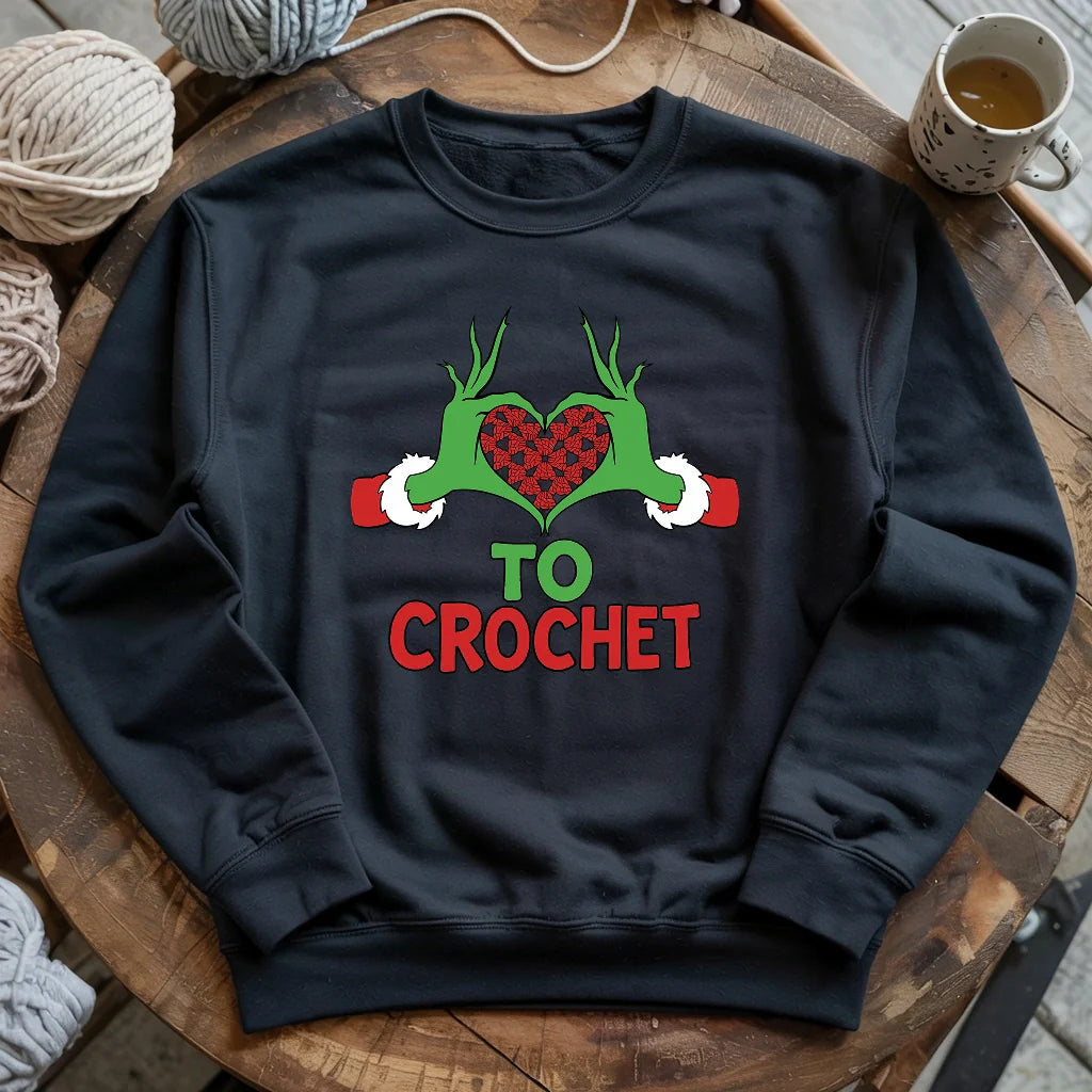 Yarnville Heart Sweatshirt