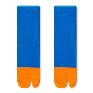 Color Block Split Toe Tabi Socks