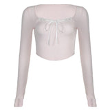 Coquette Baby Bow Pink Top