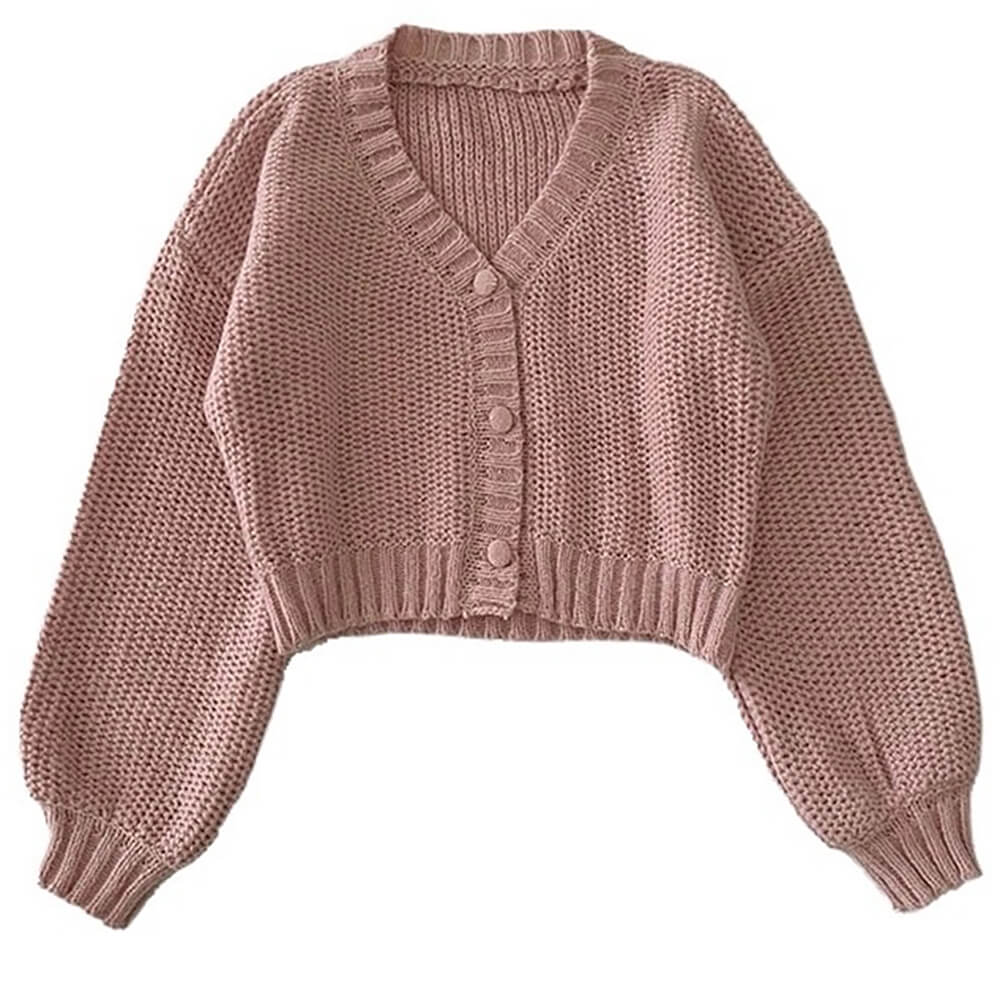 Danish Pastel Cropped Cardigan