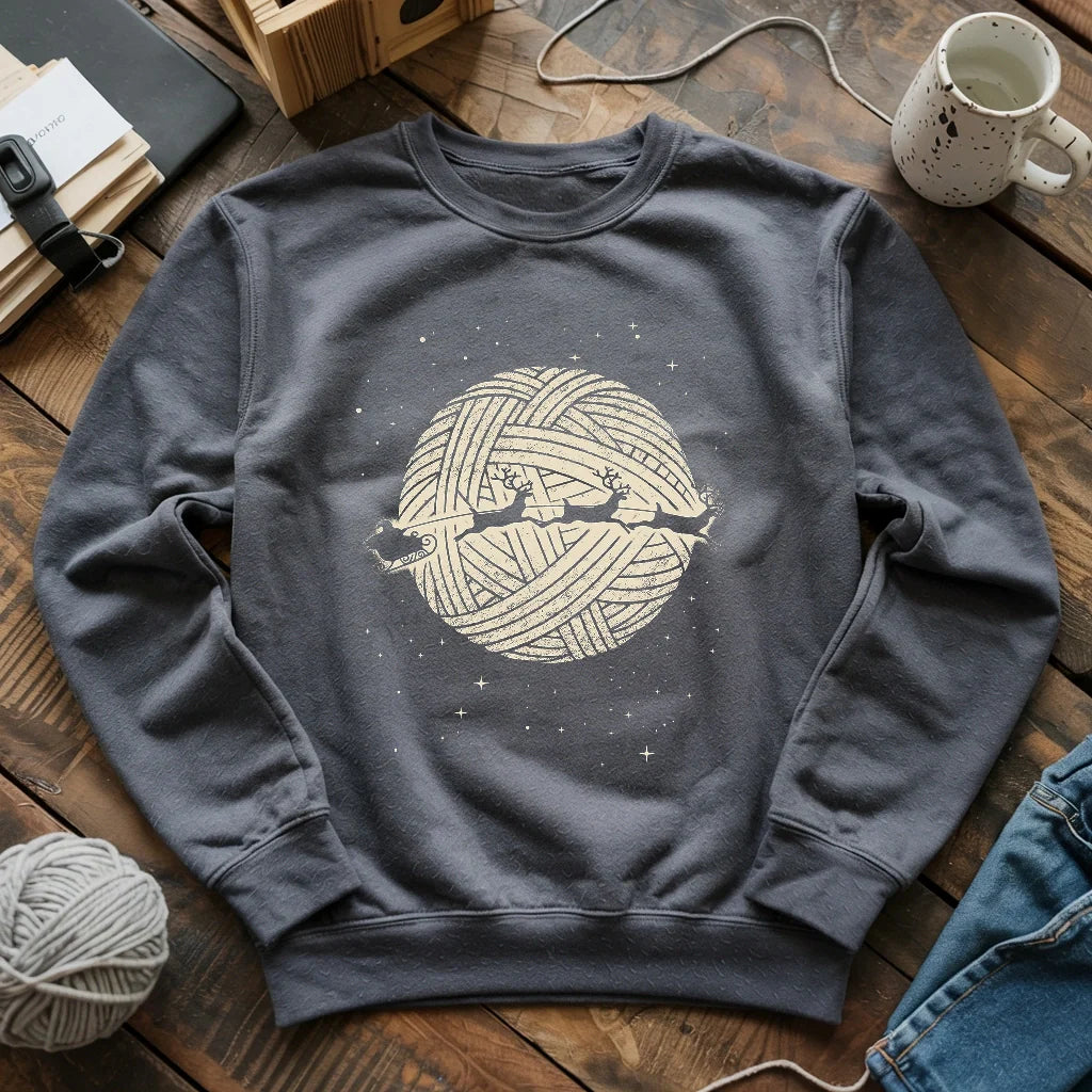 Christmas Yarn Night Sweatshirt
