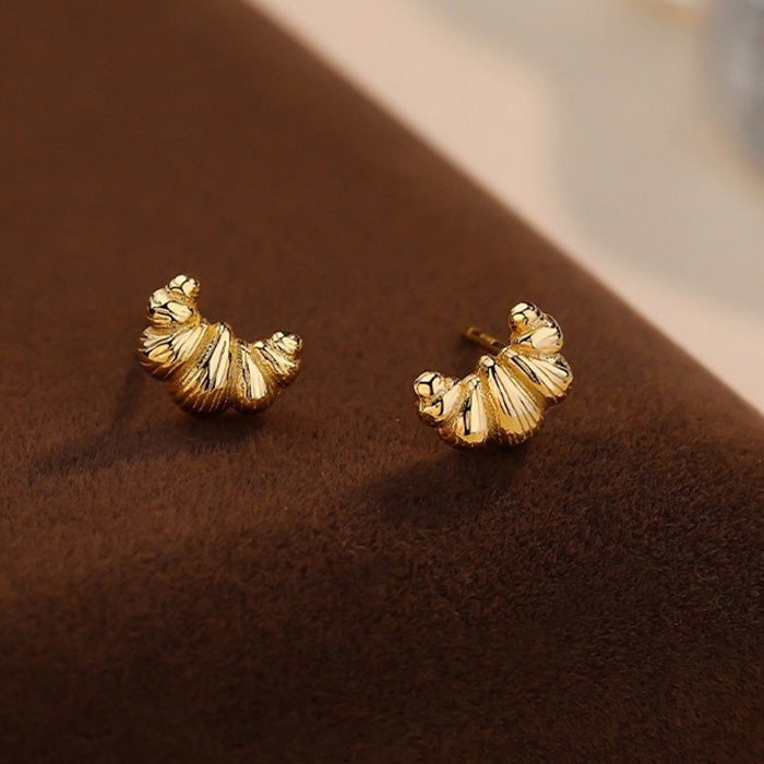 French Girl Croissant Earrings