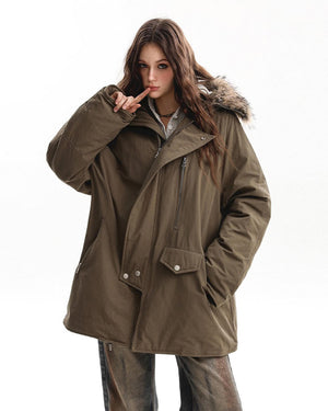 Bad Reputation Fur Trim Parka