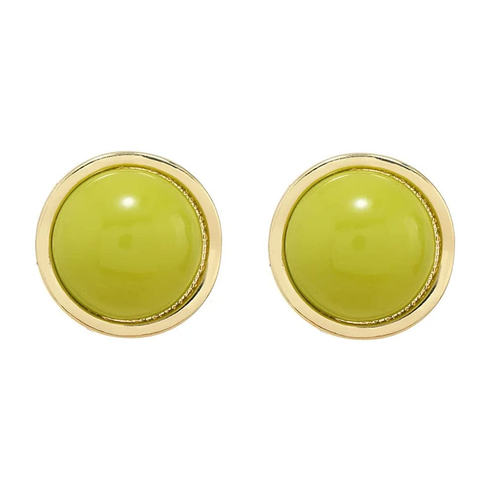 Forbidden Garden Glossy Stud Earrings
