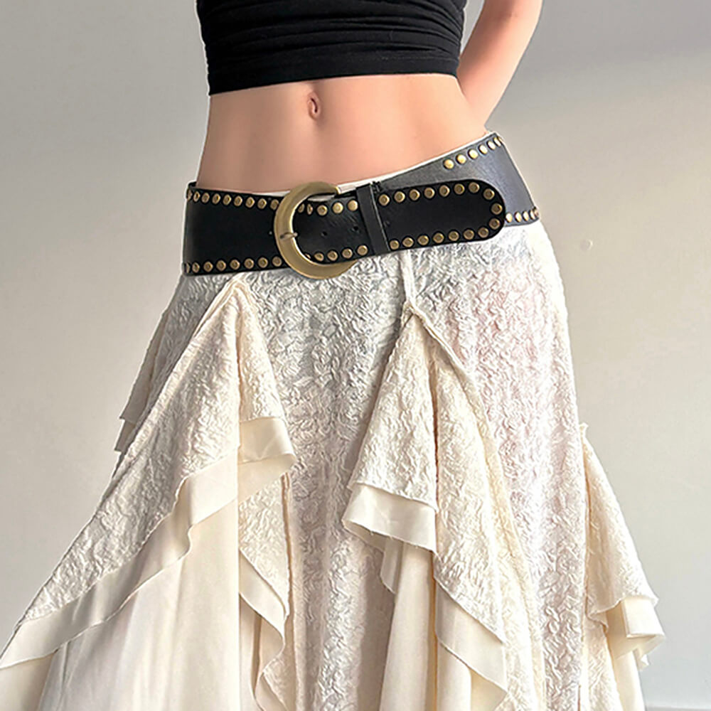 Grunge Double Rivet Belt