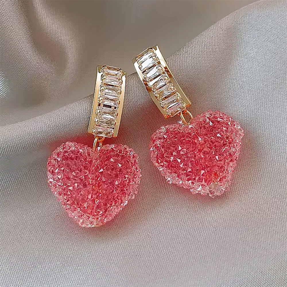 Heart Sugar Candy Earrings