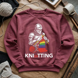 Knight Knitting Sweatshirt