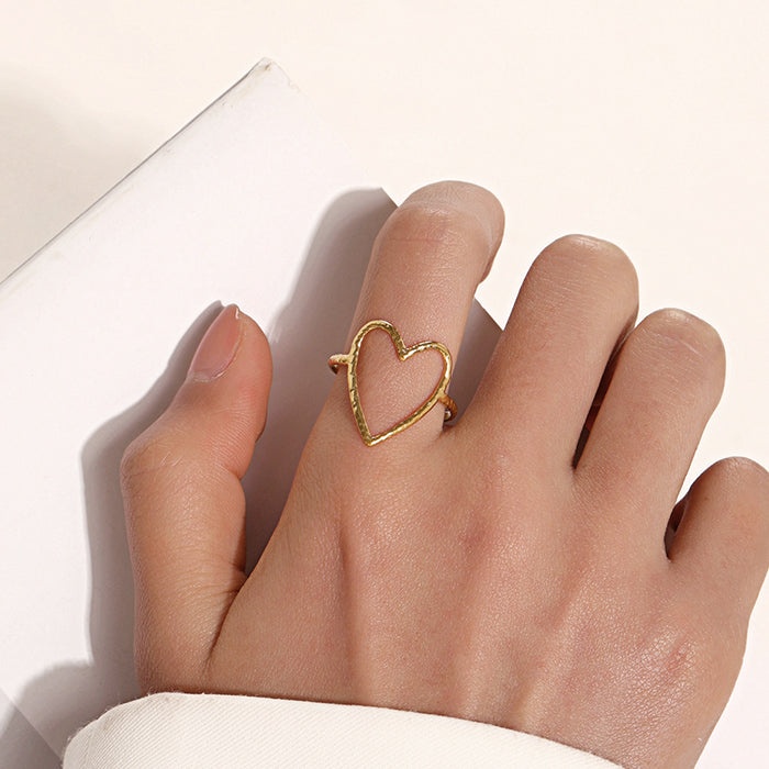 Minimalist Heart Ring