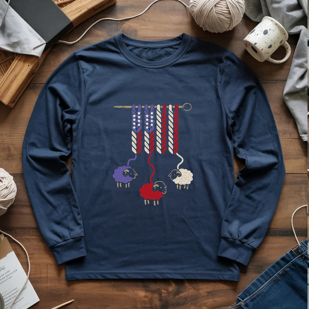 America Wool Long Sleeve T-shirt