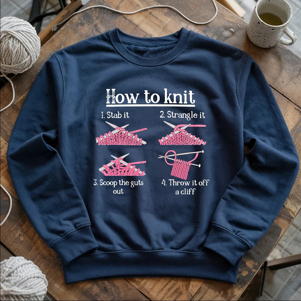 How To Knit Sweatshirt